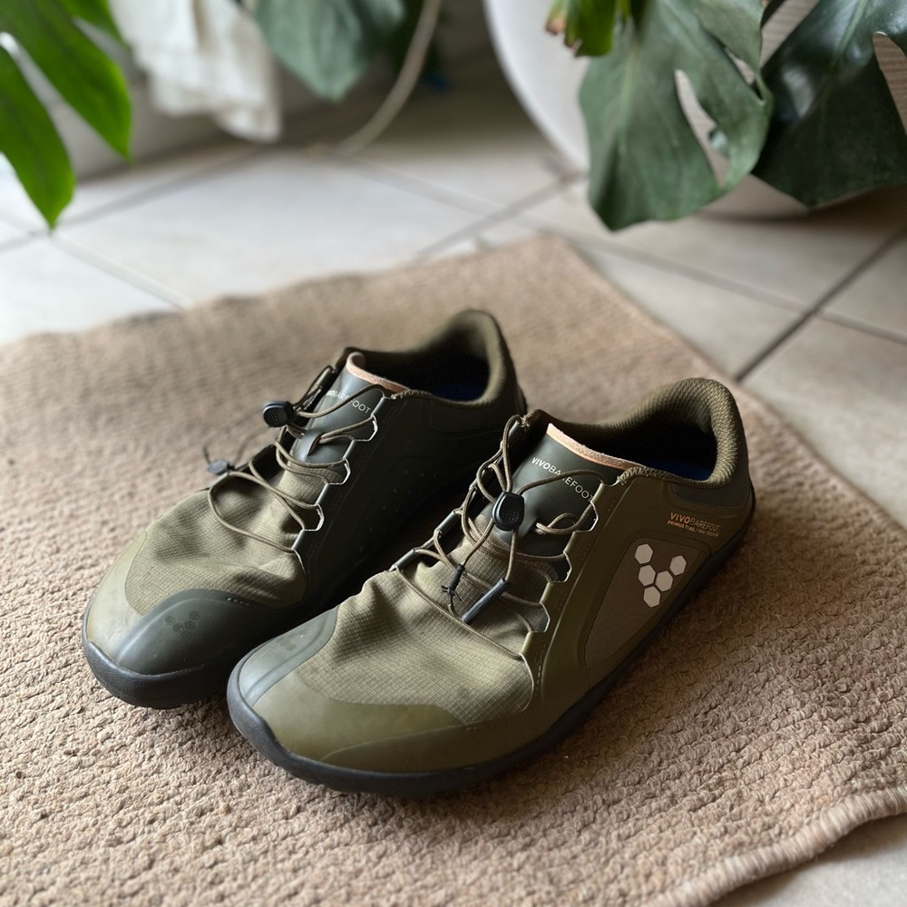 Vivo Barefoot Men's Olive Athletic Shoes
